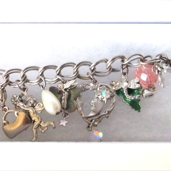 Kirks Folly Angels Ethereal Heavenly Charm Bracelet - Picture 8 of 15